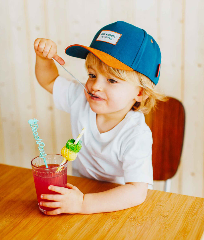 Caps - Curved Brim Mini Duck Blue 2-5 Years