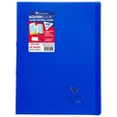 Koverbook, Stapled Transparent Polypro 10 Ass. Colours 21X29,7Cm 24Sh. Seyès  Delivered In Pos Display Box
