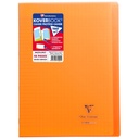 Koverbook, Stapled Transparent Polypro 10 Ass. Colours 21X29,7Cm 24Sh. Seyès  Delivered In Pos Display Box
