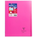 Koverbook, Stapled Transparent Polypro 10 Ass. Colours 21X29,7Cm 24Sh. Seyès  Delivered In Pos Display Box