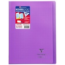 Koverbook, Stapled Transparent Polypro 10 Ass. Colours 21X29,7Cm 24Sh. Seyès  Delivered In Pos Display Box