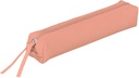 Pencil Case Slim Pouch Leather 19,5X2,5X4 Cm Coral