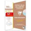  Graph Paper A4 90Gsm Packet Of 12Sh White Vellum