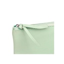Pencil Case Flat Pocket Leather 22X11 Cm Pistachio Green
