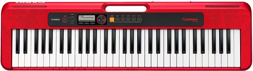 Casio Ct-S200Rdc2 Casiotone Musical Keyboard, 61 Keys - Red