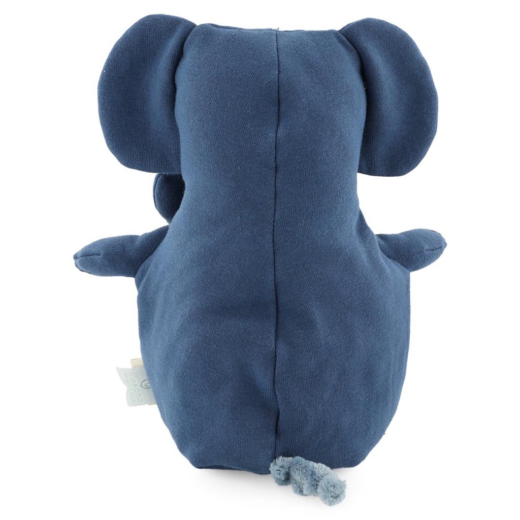 Plush Toy Small - Mrs. Elephant (head to toe 26cm) Pure Organic Cotton