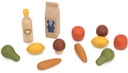 Wooden groceries set