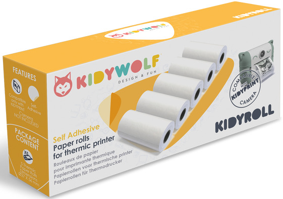 Kidyroll Thermal Photo Paper - Self-Adhesive