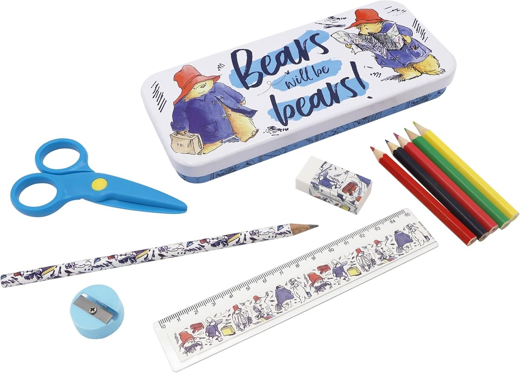 First Stationery Tin Set - Paddington