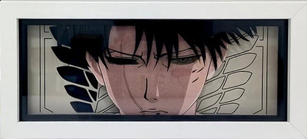 Attack On Titan Levi Led Light Box With Remote Control