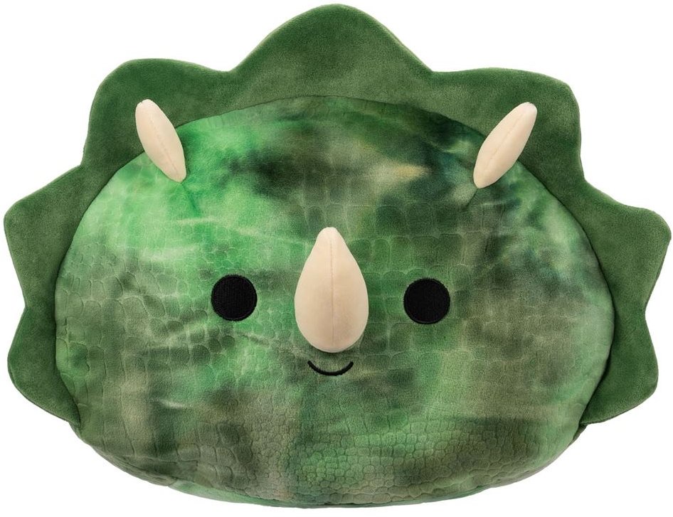 Squishmallows 12" Plush - Stackables- Trey - Textured Green Triceratops