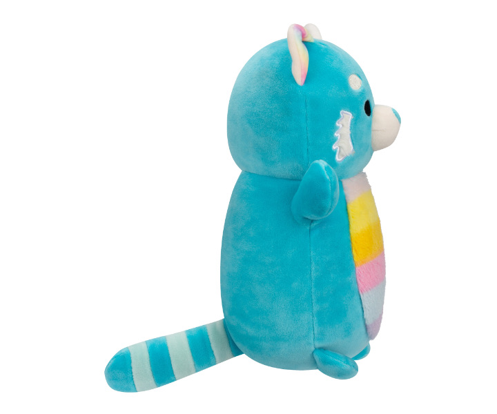 Squishmallows 10" Plush -  Vanessa - Teal Red Panda W/Rainbow Belly - Hugmee