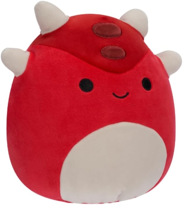 Squishmallows 7.5" Plush - Sergio The Red Armored Dino