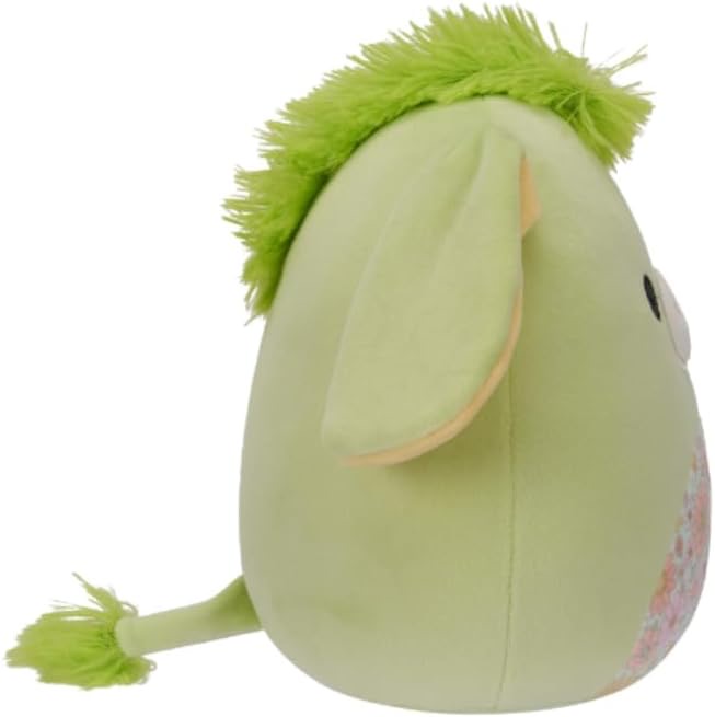 Squishmallows 7.5" Plush - Juniper The Green Donkey With Floral Belly