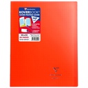 Koverbook, Stapled Transparent Polypro 10 Ass. Colours 24X32Cm 24Sh. Seyès  Delivered In Pos Display Box