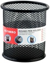 Cup Pencil Holder    Wire Mesh  8 cm Dia X 10 cm Black
