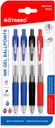 Pen Gel With Grip Retractable 0.7   MC014-6 Set of 4 Assorted