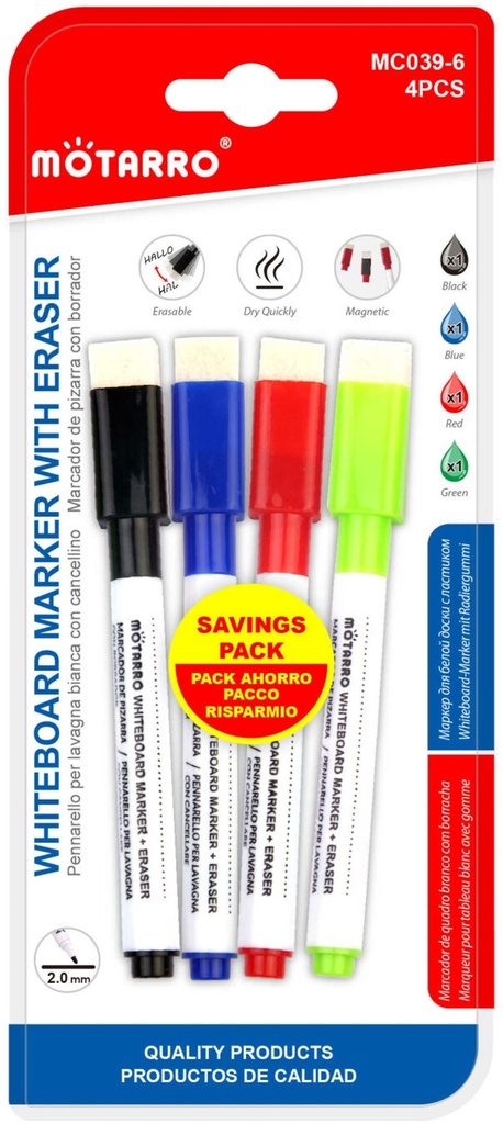 White board marker With eraser for Kids