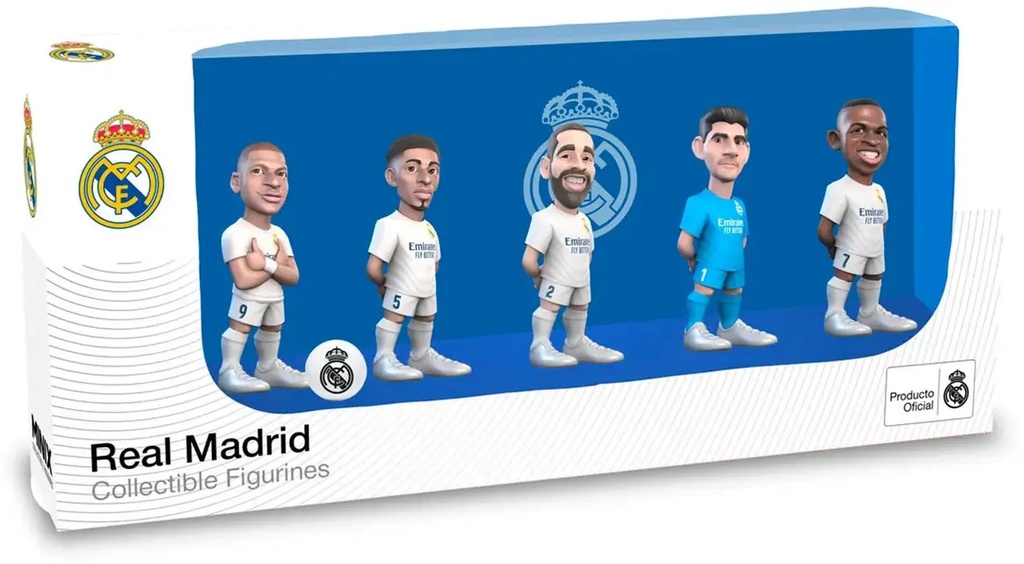 5 Pack Real Madrid V4 (Courtuois,Vinicius,Bellingham,Carvajal,Mbappé)