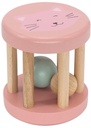 Wooden Rolling Rattle - Mrs. Cat