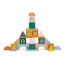 Wooden block city - 31pcs