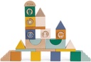 Wooden block city - 31pcs