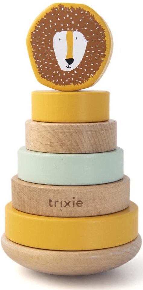 Wooden stacking toy - Mr. Lion