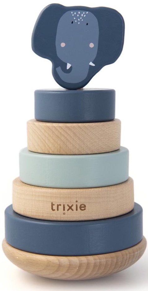 Wooden stacking toy - Mrs. Elephant