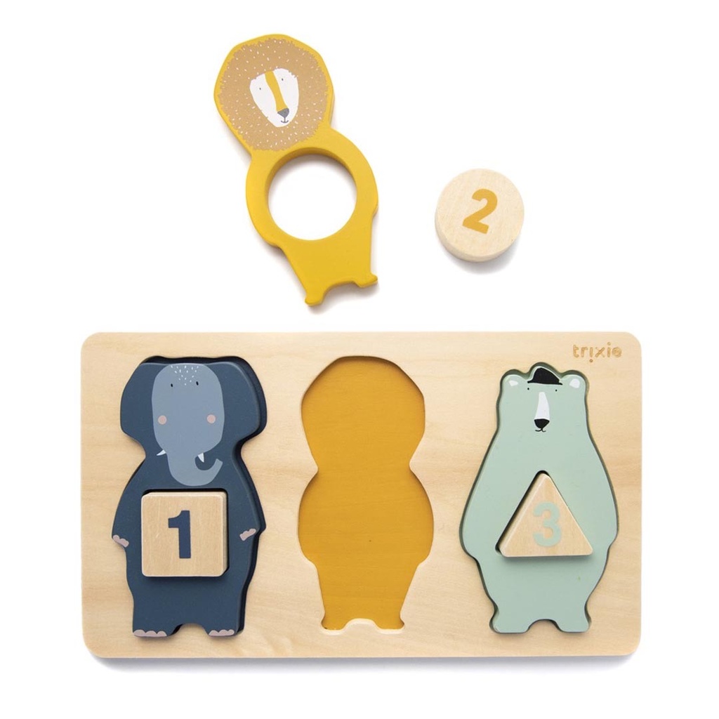 Wooden Counting Puzzle