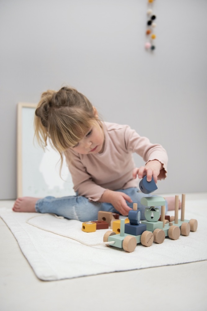 Wooden Animal Train