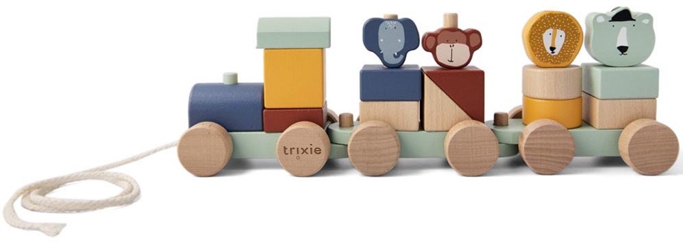 Wooden Animal Train