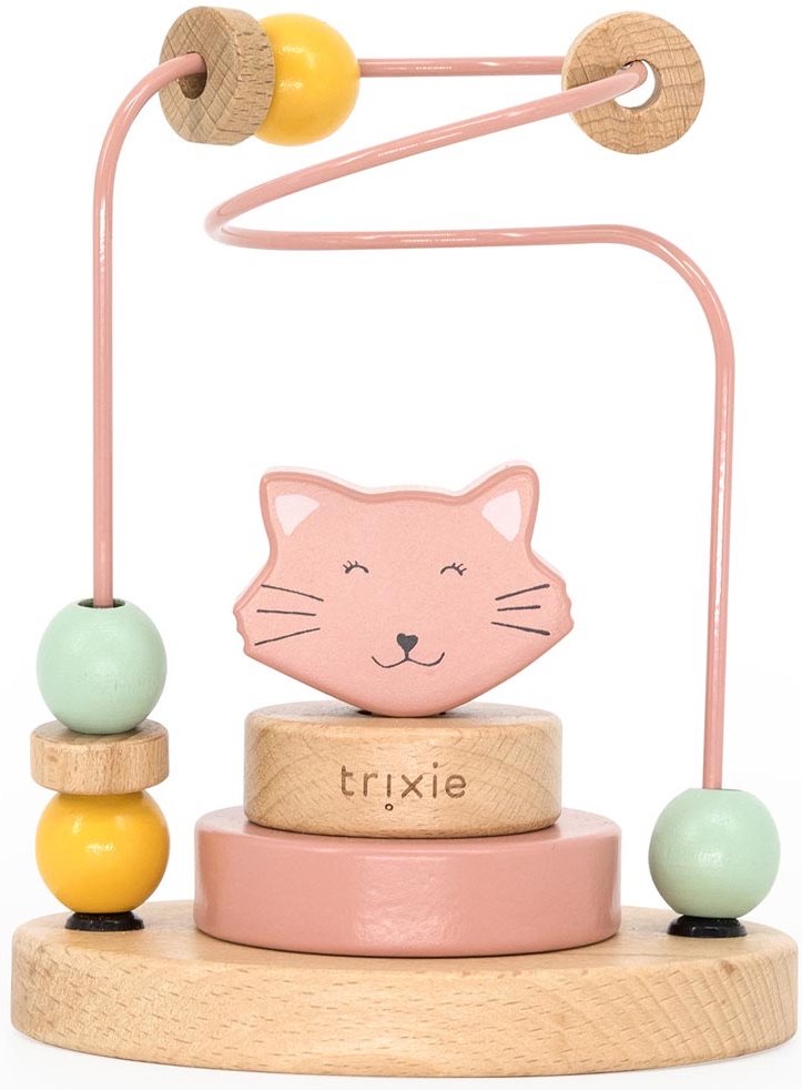 Wooden beads maze - Mrs. Cat