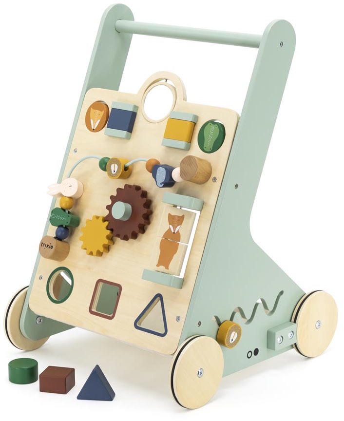 Wooden animal activity walker