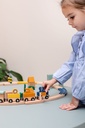 Wooden railway set