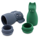 BATH TOY SQUEEZY ANIMALS - MRS. ELEPHANT & MR. CROCODILE