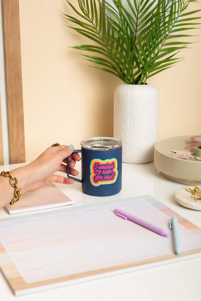 I Washed My Hair Camp Mug