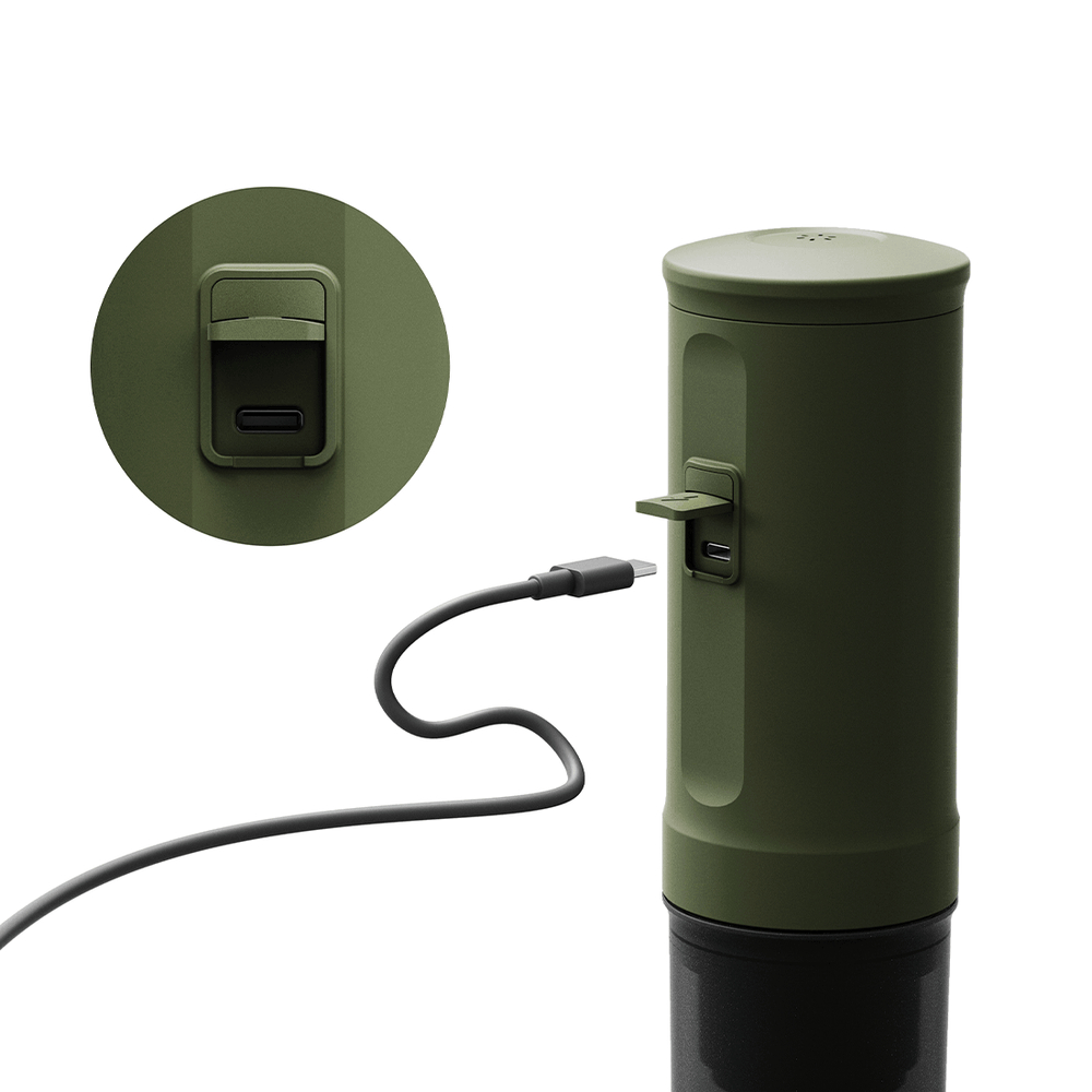 Outin Electric Portable Espresso Machine-Forest Green