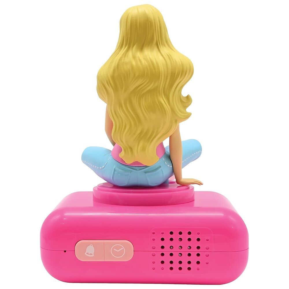 Barbie Digital3D  Alarm Clock W/Nnight Light And Sound Effects