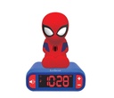 Spiderman Alarm Clock With Night Light 3D Design