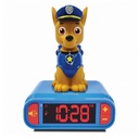Paw Patrol 3D Alarm Clock W/Night Light And Sound Effects