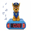 Paw Patrol 3D Alarm Clock W/Night Light And Sound Effects