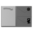 MURO LETTERQUETTE SET OF 12 WRITING SHEETS