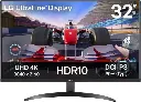 LG 32" 4K UHD ULTRAFINE MONITOR, 60HZ, 4ms