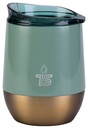 Ts Dark Teal Stainless Steel Coffee  Cup
350Ml
