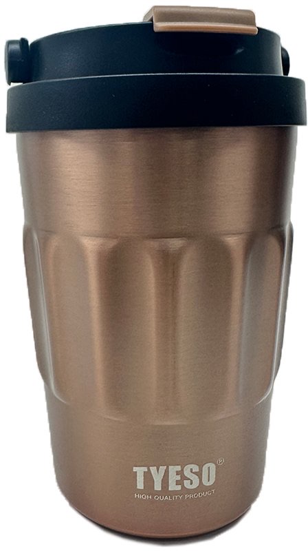 Tyeso Stainless Steel Portable Tumbler 400Ml Gold