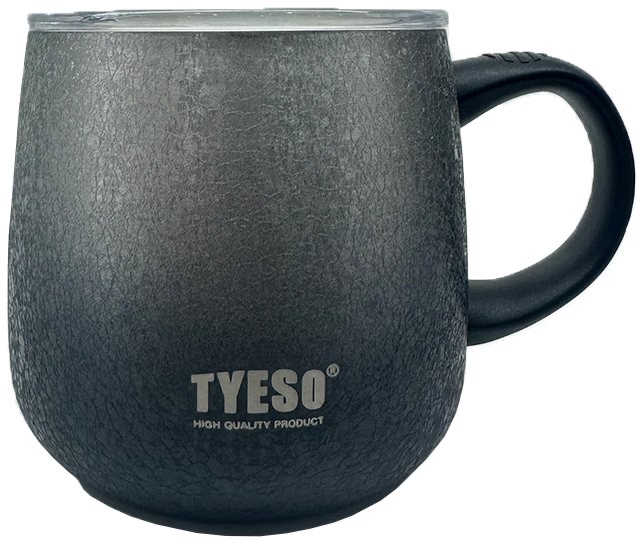 Tyeso Gradient Stainless Steel Mug 355Ml Black
