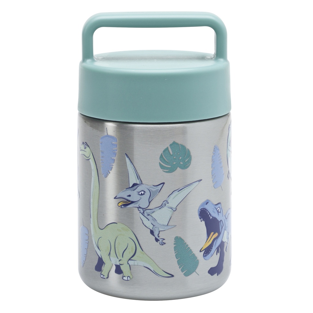 Double Wall Ss Food Flask 400Ml 
Dinomite