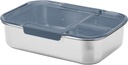 Ss Bento 3 Comp 1300Ml Steel