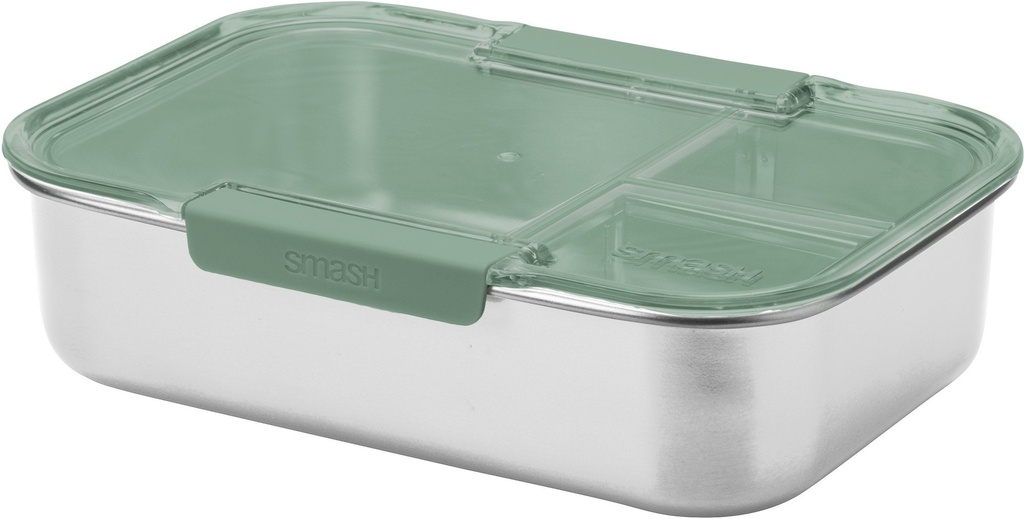 Ss Bento 3 Comp 1300Ml Gn