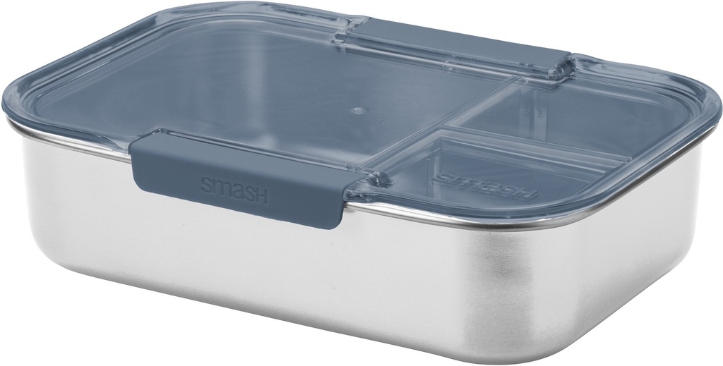 Ss Bento 3 Comp 1300Ml Steel